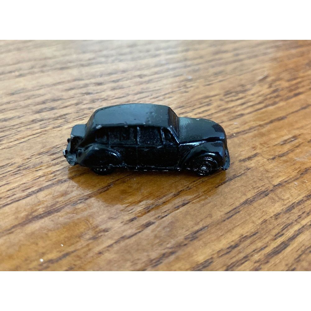 Vintage Miniature Die Cast Metal Black Austin Metropolitan Taxi Car Figurine